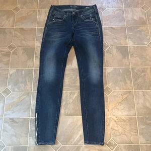 Silver aiko mid skinny jeans